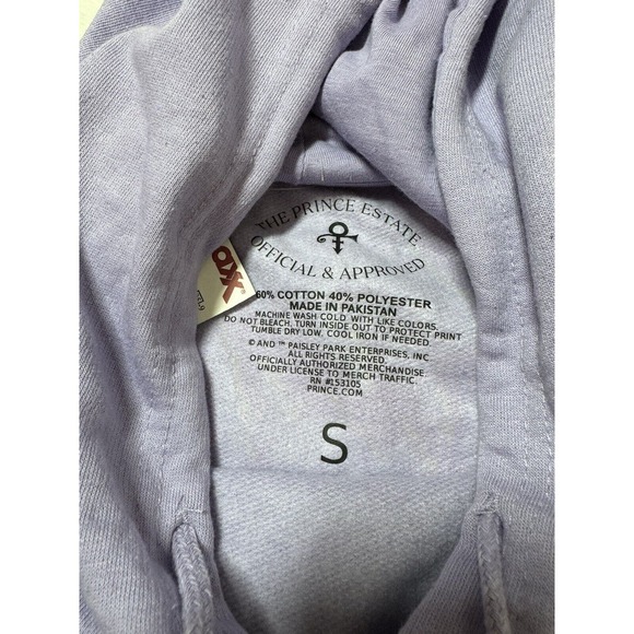 The Prince Estate Sweatshirt Purple Rain Sweatshirt Small Hoodie Revolution Tour - Picture 5 of 5